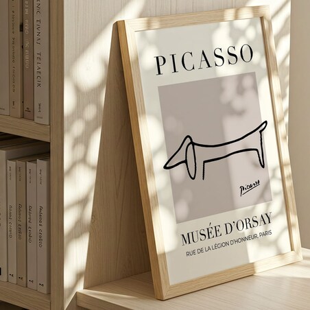 plakat picasso dog 50x70