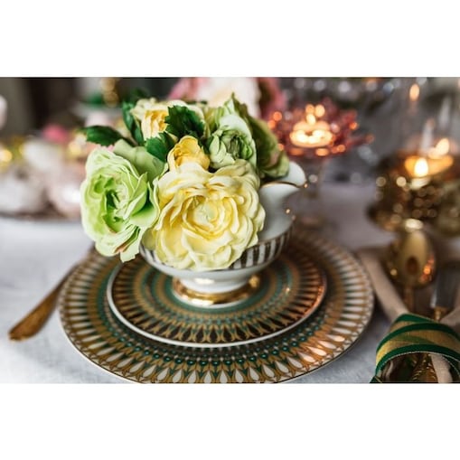 Zestaw talerzy dla 6 osób 18 el. Astra India G413