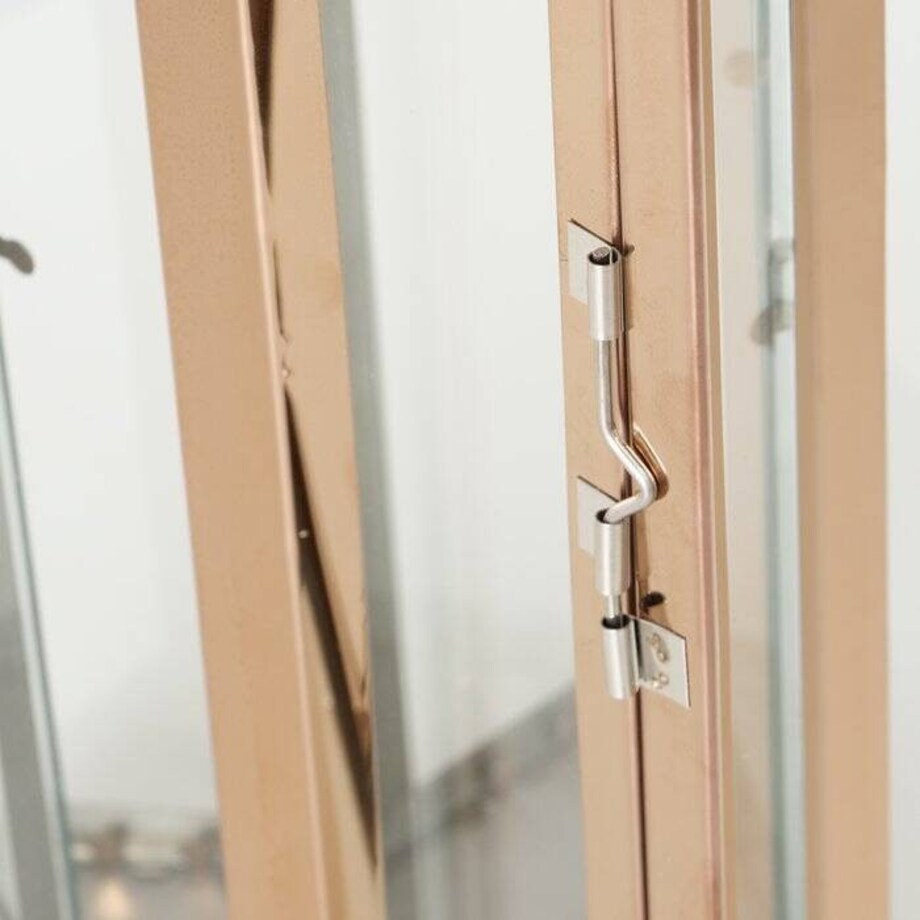 Lampion różowo-złoty gwiaździsty HOSHIZORA 41,5x22 cm