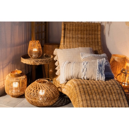 Poduszka ozdobna z metaliczną nitką MIRAGE, 40 x 40 cm