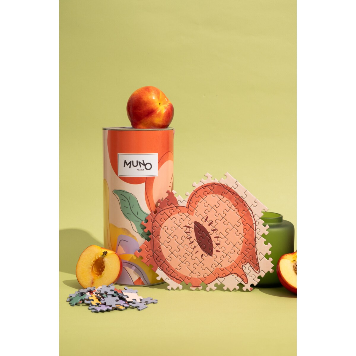 Muno Puzzle "Fruity" by Ola Kryngiert Puzzle 500 el. w ozdobnej tubie