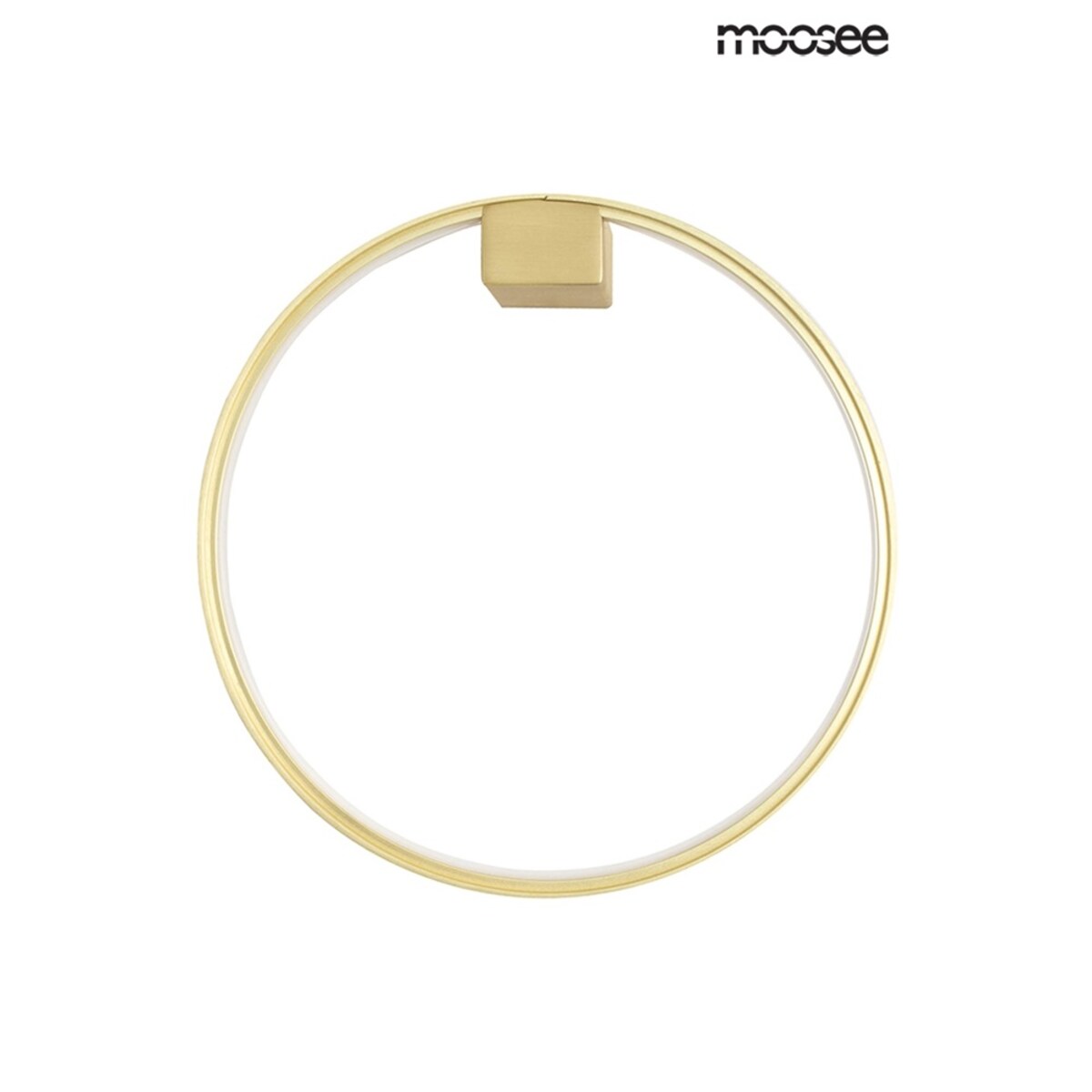 Ścienna lampa ring CIRCLE WALL kinkiet LED 13W 3000K złoty