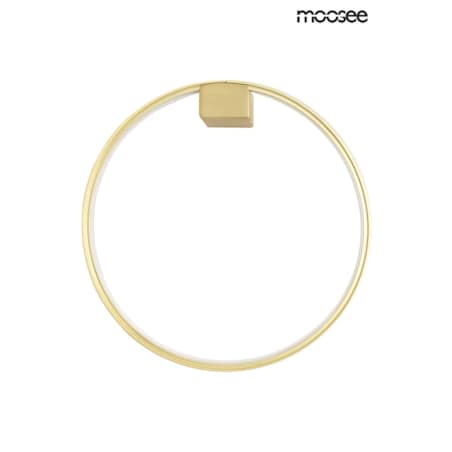 Ścienna lampa ring CIRCLE WALL kinkiet LED 13W 3000K złoty