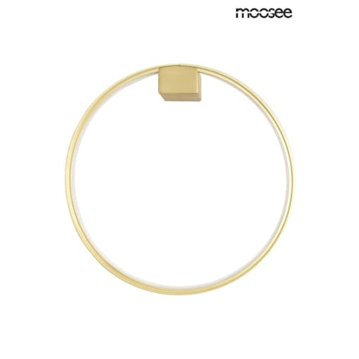 Ścienna lampa ring CIRCLE WALL kinkiet LED 13W 3000K złoty