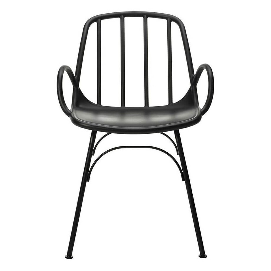 Tarasowe krzesło z oparciem Casteria 313-CPP King Home czarne