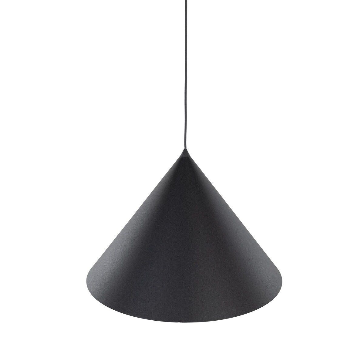 Lampa wisząca TK Lighting CONO BLACK 10059 czarna 50 cm E27 regulowana do 170 cm