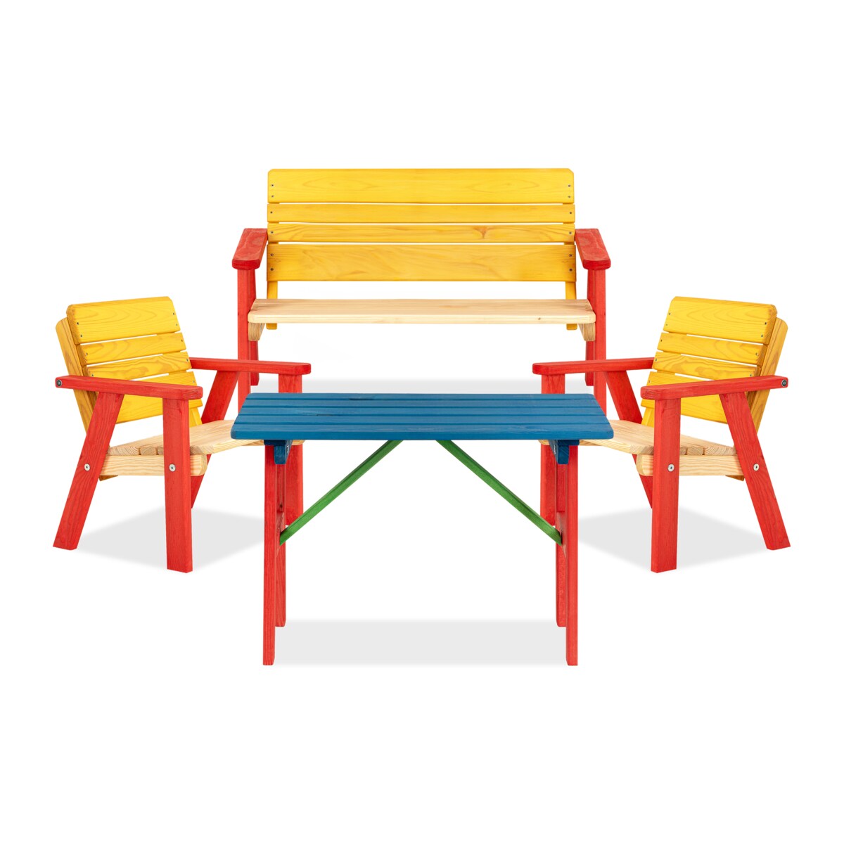 KONSIMO PECARI Kolorowy zestaw ogrodowy dla dzieci