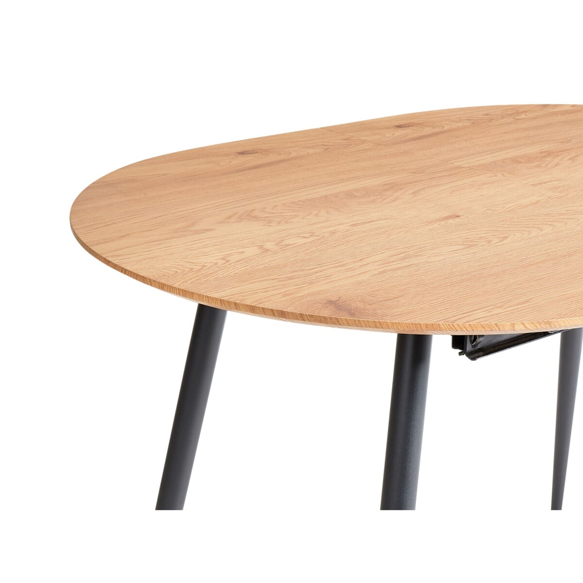 Stół do jadalni rozkładany CLAVET  Jasnobrązowy 120/160 cm 80 cm