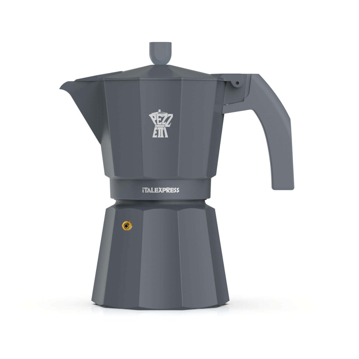 PEZZETTI ITALEXPRESS Emaliowana kawiarka (6 filiżanek) - Szary