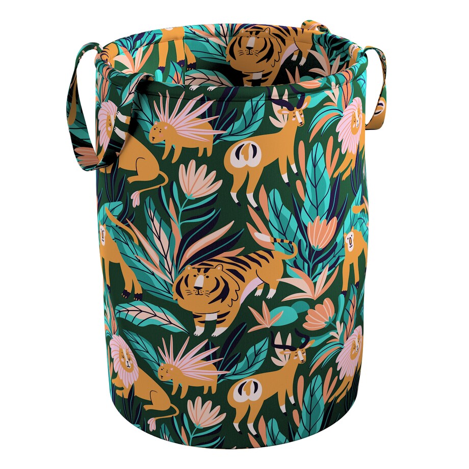 Kosz na zabawki Tobi, zielony, 40x50cm, Magic Collection