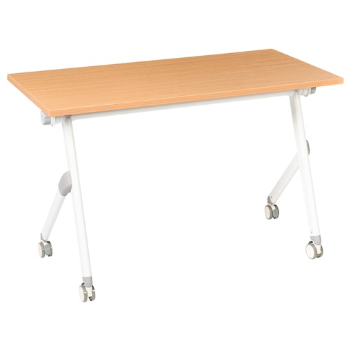 Składane biurko BENDI 120 cm 60 cm Brązowy