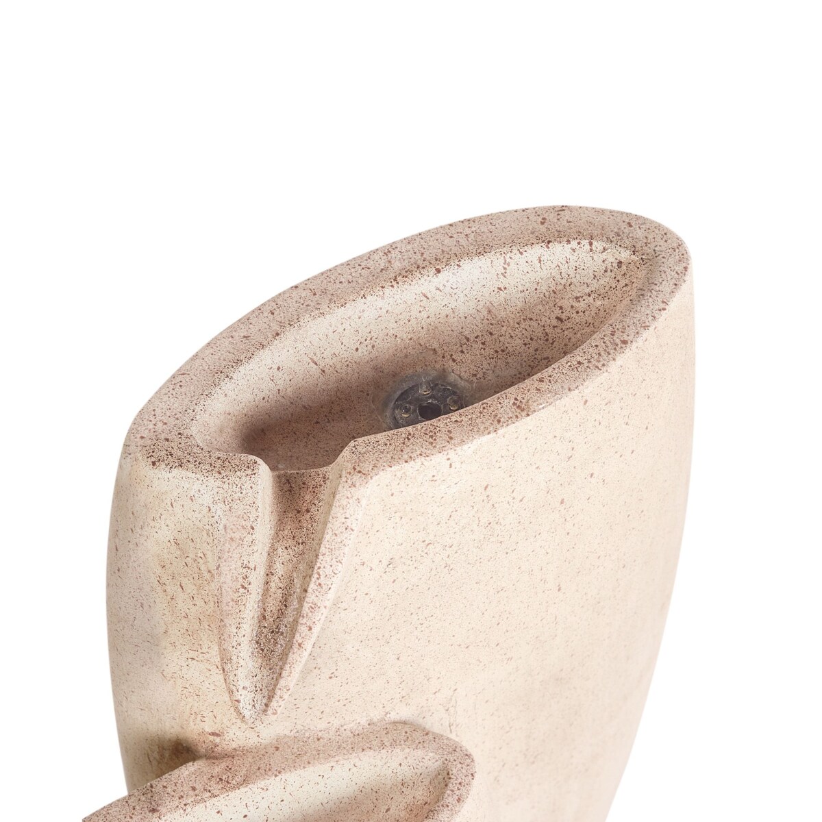 Fontanna ogrodowa z LED beżowa ARKLE