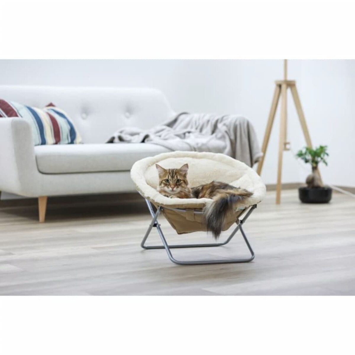 Kerbl Legowisko dla kota Alice, beżowe, 58 cm, 82640