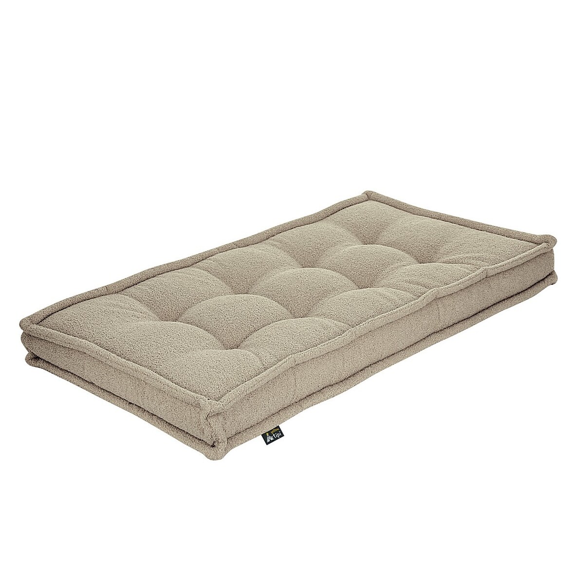 Materac francuski, ciemny beż, 120x60x10cm, Boucle