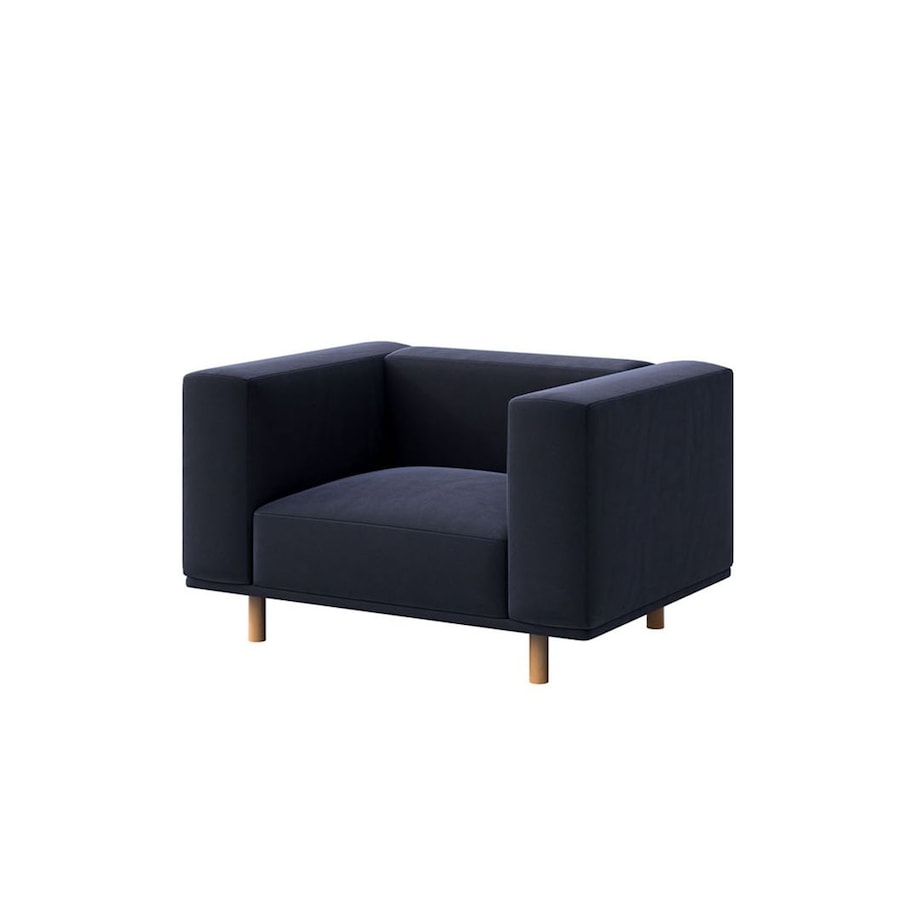 Kukumo fotel Granatowy