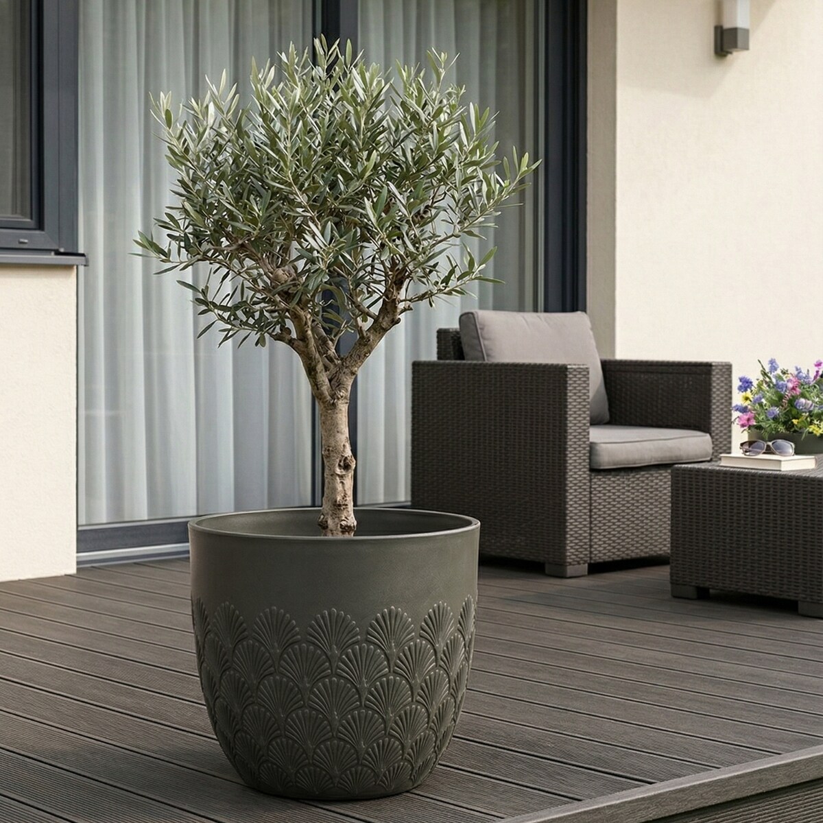 Donica Melody 40,6x40,6x35,6 cm zielona