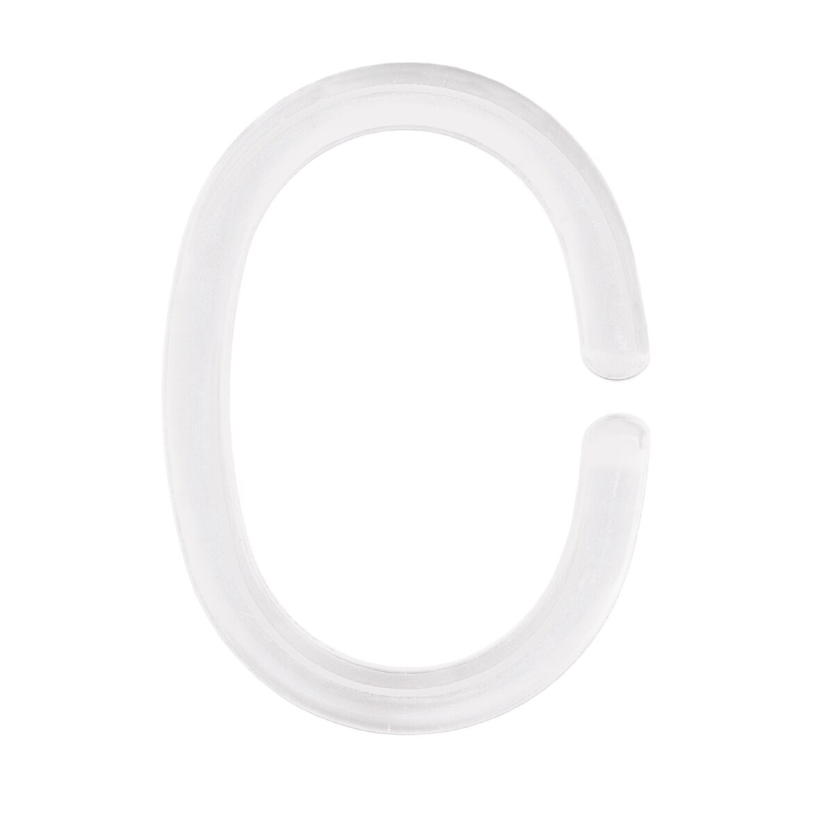 Kleine Wolke Kółka pierścienie do zasłon prysznicowych białe kpl 12 szt. tworzywo sztuczne