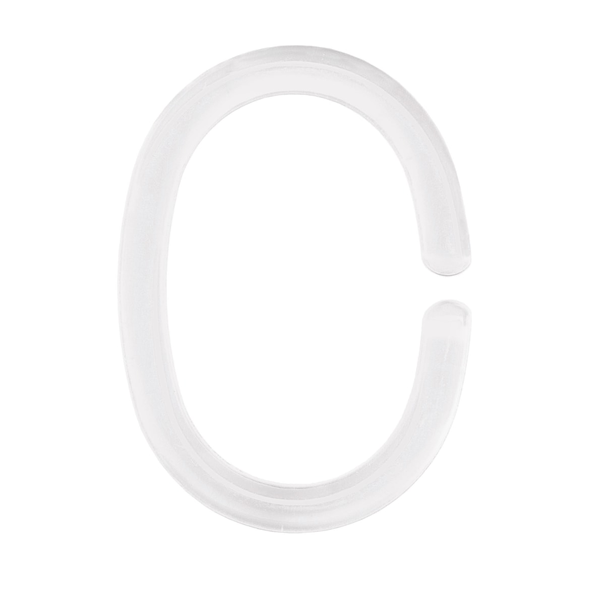 Kleine Wolke Kółka pierścienie do zasłon prysznicowych białe kpl 12 szt. tworzywo sztuczne