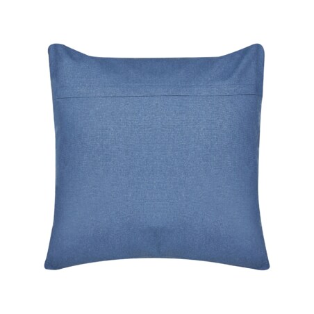 2 poduszki dekoracyjne welurowe motyw ważki 45 x 45 cm granatowe BLUESTEM