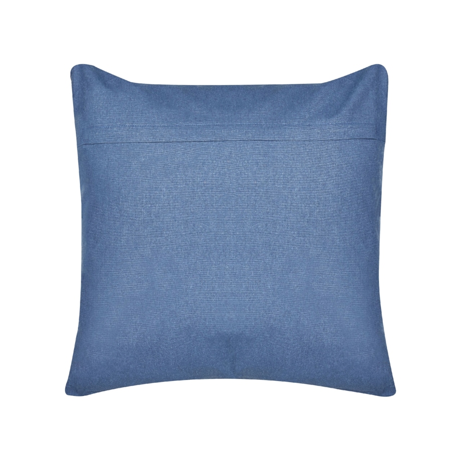 2 poduszki dekoracyjne welurowe motyw ważki 45 x 45 cm granatowe BLUESTEM