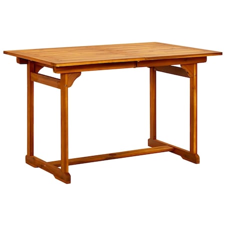 vidaXL Ogrodowy stół jadalniany, (120-170)x80x75 cm, drewno akacjowe