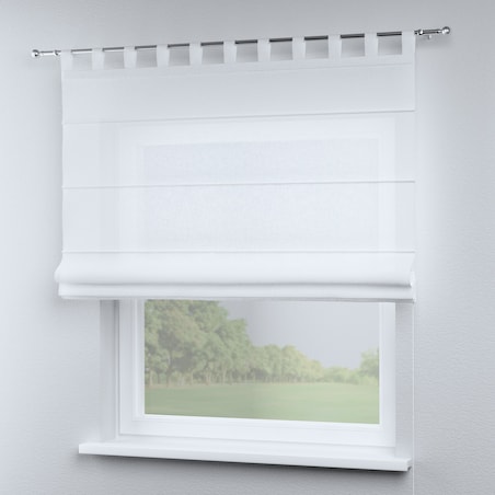 Roleta rzymska Verona 130x170 prześwitująca biała