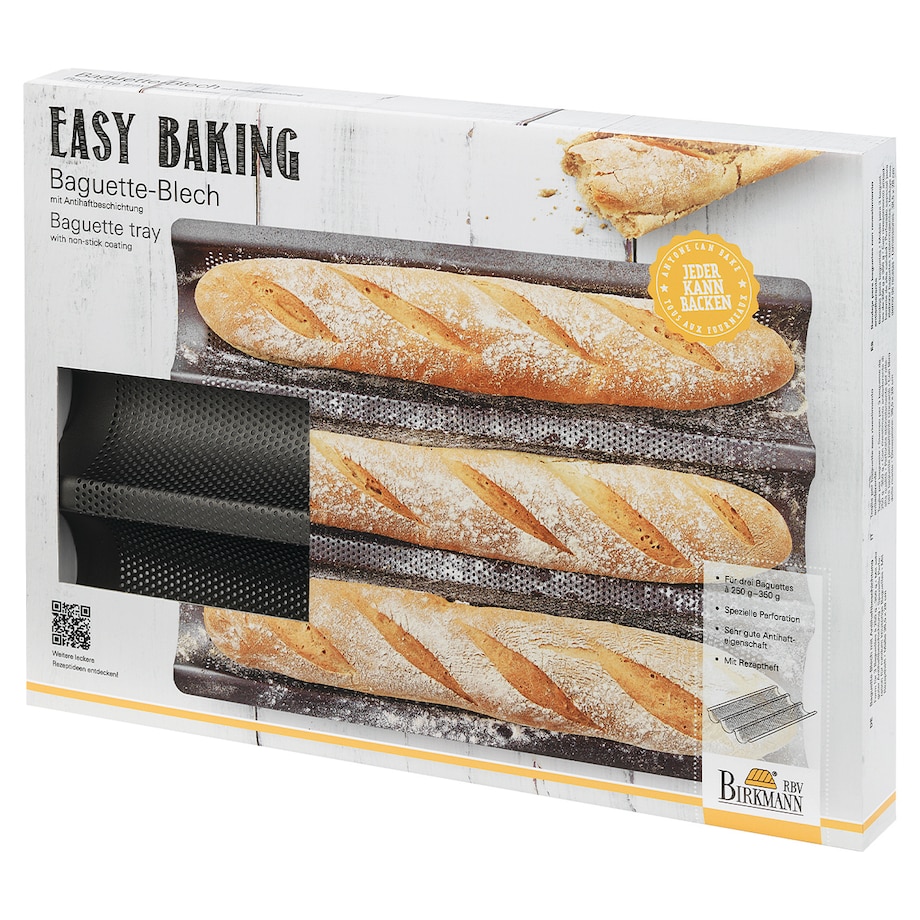 Forma na 3 bagietki EASY BAKING / Birkmann
