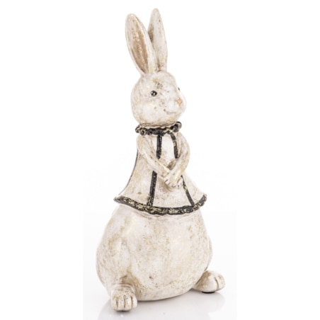 Figurka - królik 22x10x19 cm PAKO-2 w szelkach