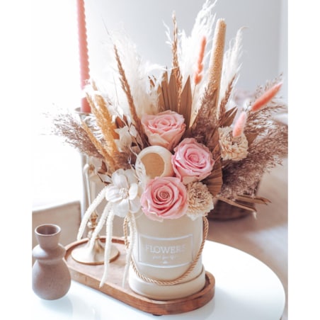 Flower Box wieczne róże i susz