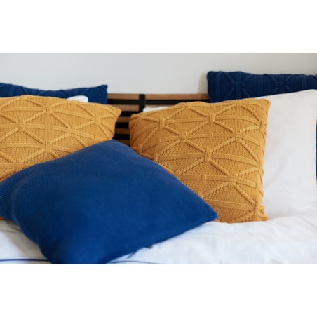 Poszewka klasyczna granatowa, 50 x 50 cm, La Manta