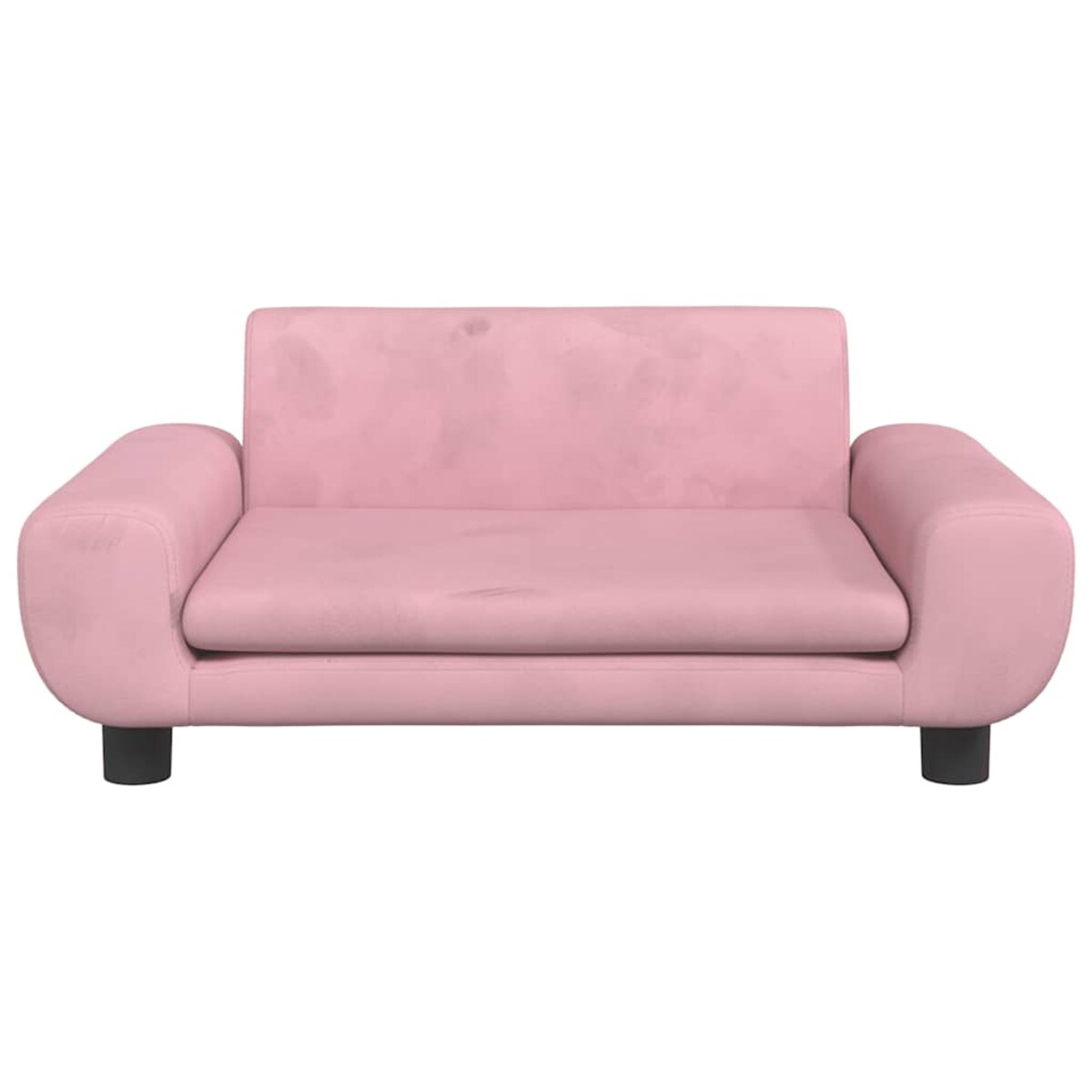 vidaXL Sofa dla dzieci, różowa, 70x45x33 cm, aksamit