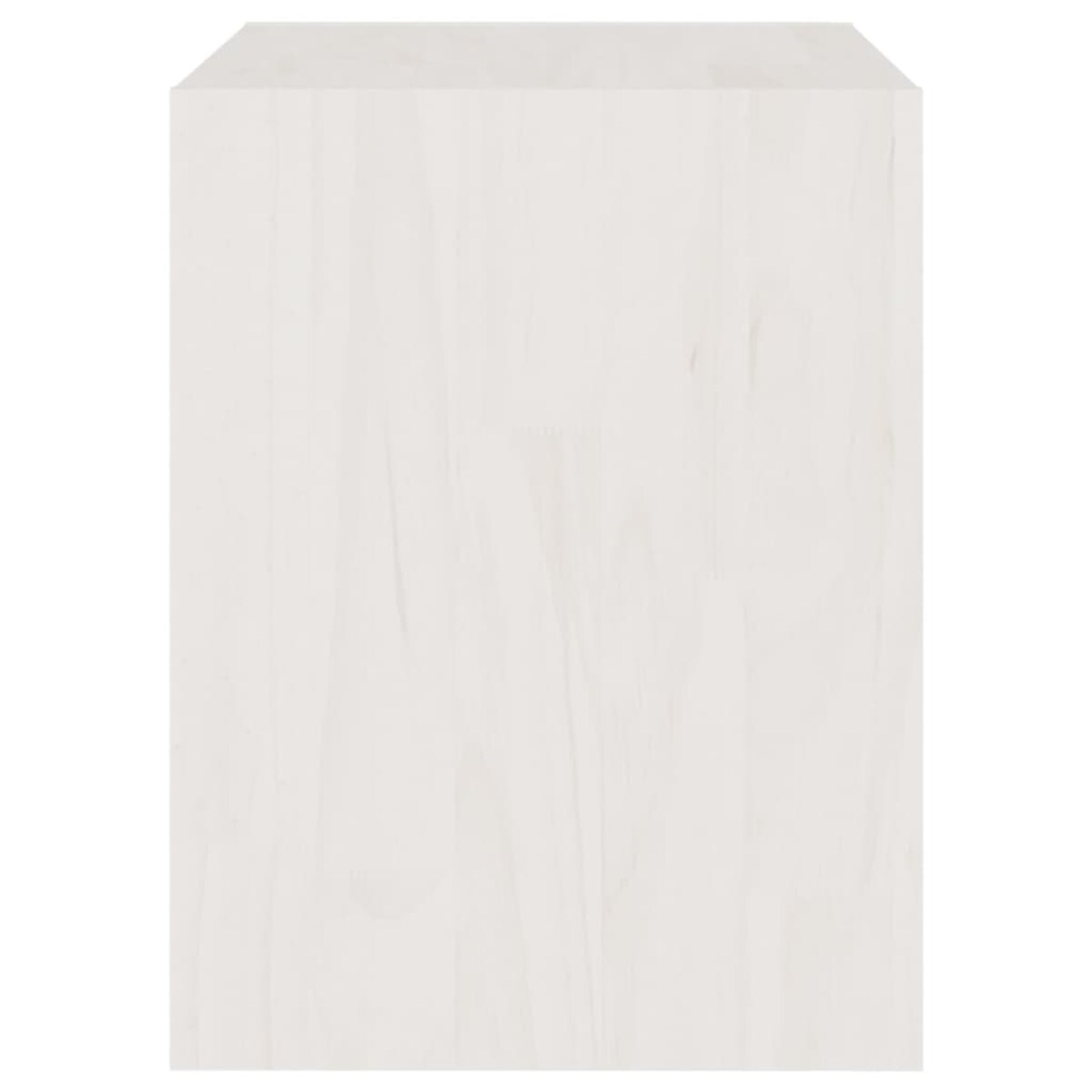 vidaXL Szafki nocne, 2 szt., białe, 40x30,5x40 cm, lite drewno sosnowe