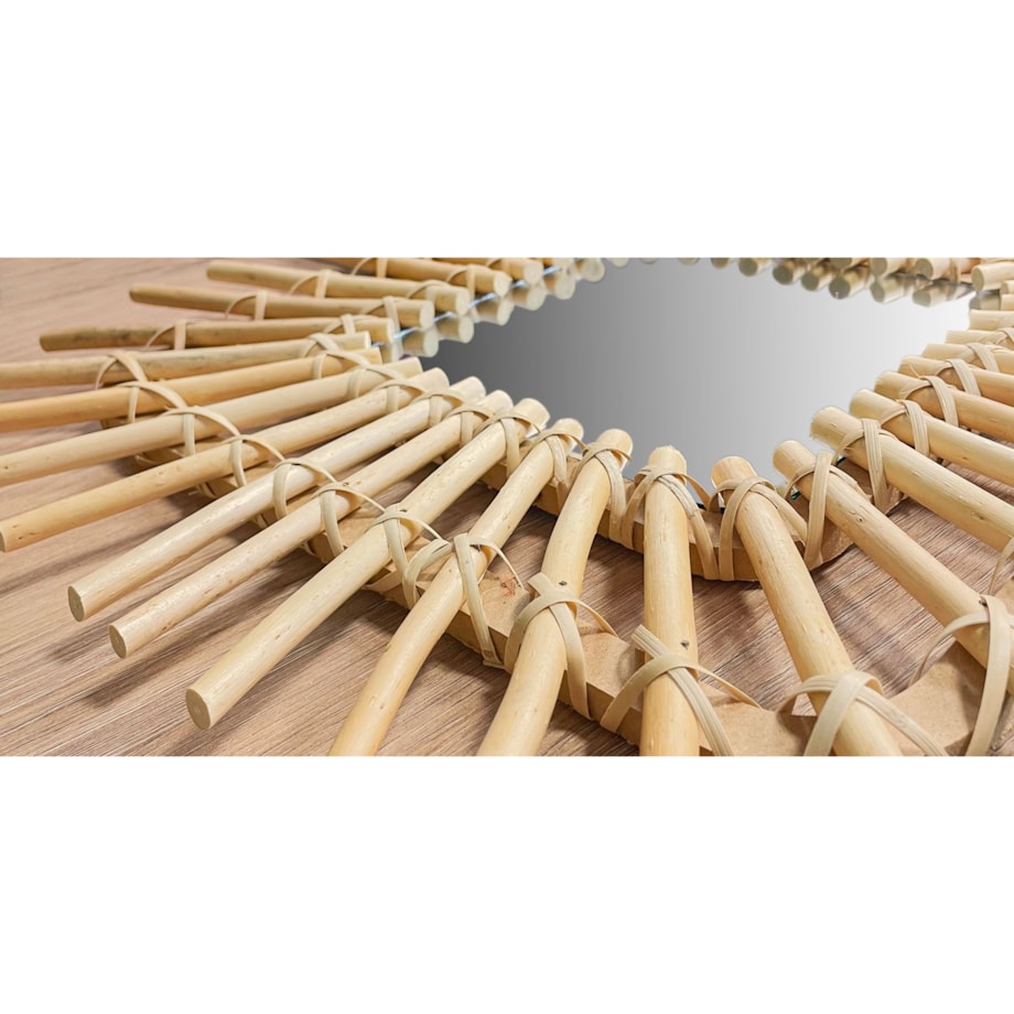 LUSTRO ŚCIENNE BOHO 45CM QDJ071