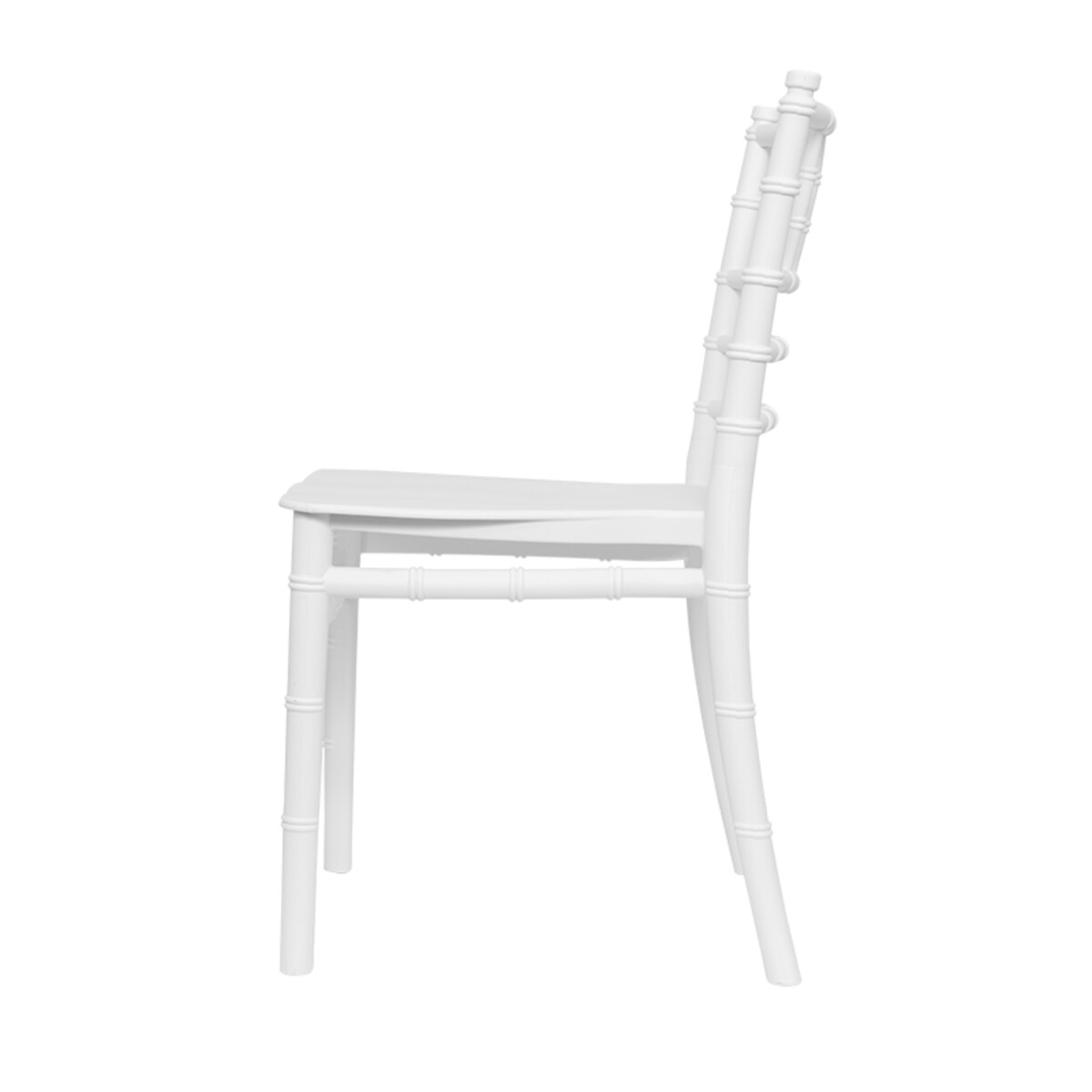 Krzesełko dla dzieci plastikowe z oparciem białe dziecięce