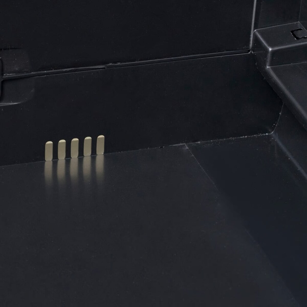 vidaXL Szafa ogrodowa z 2 półkami, czarno-szara