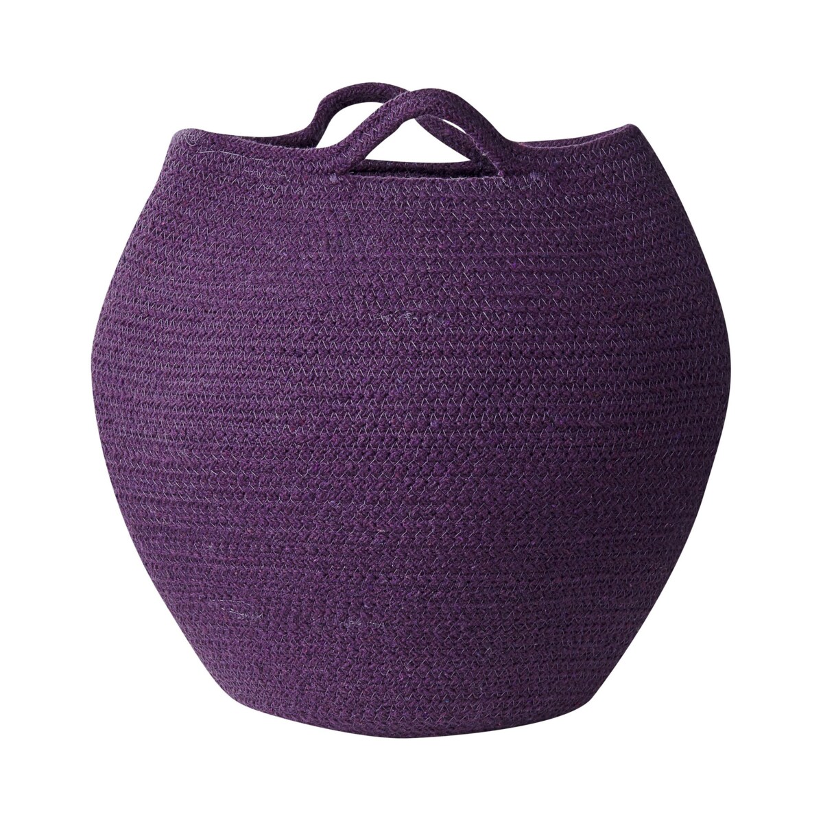 Zestaw 2 koszy bawełnianych fioletowy PANJGUR