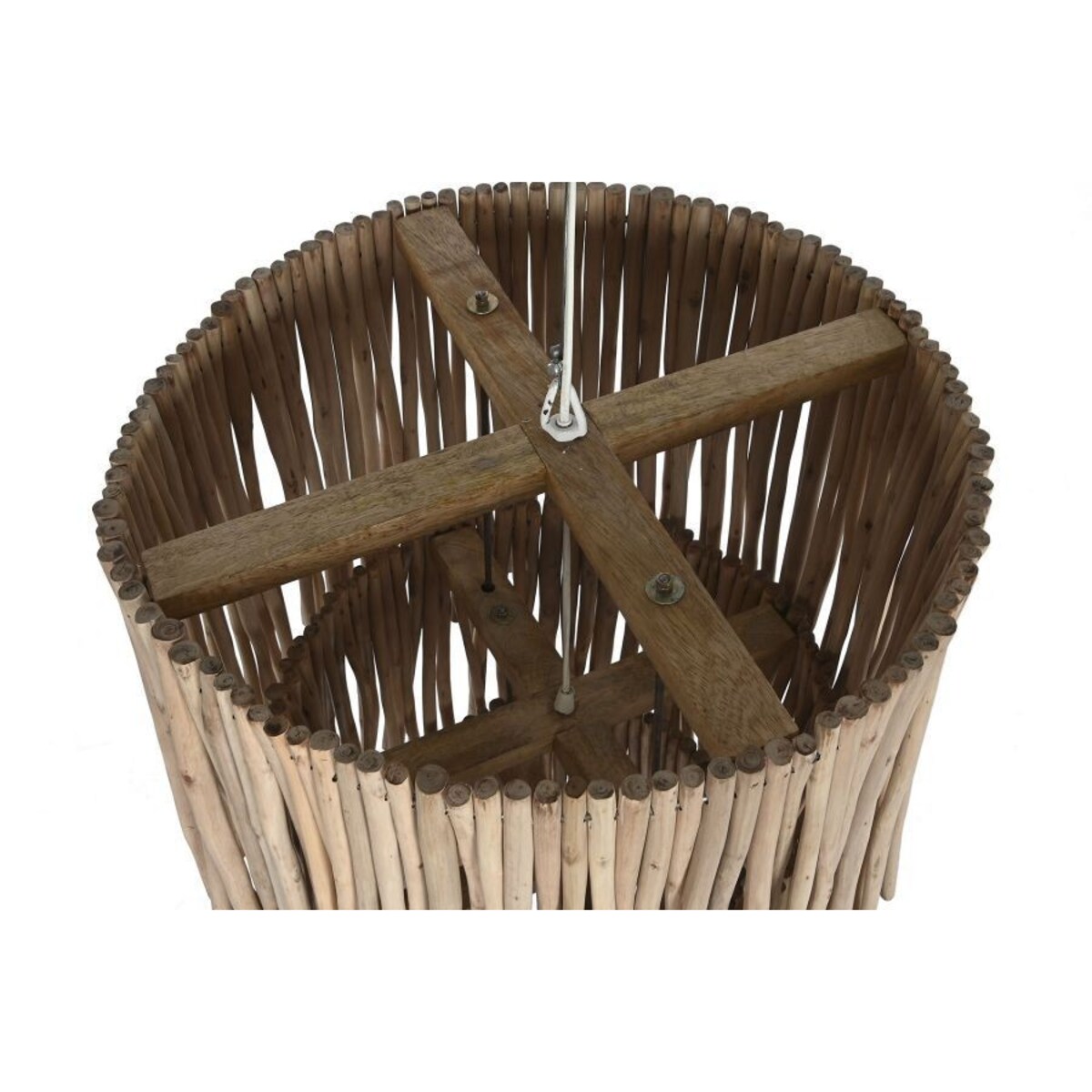 Lampa wisząca Ø 50 x90 cm z eukaliptusa EUcALIPTO