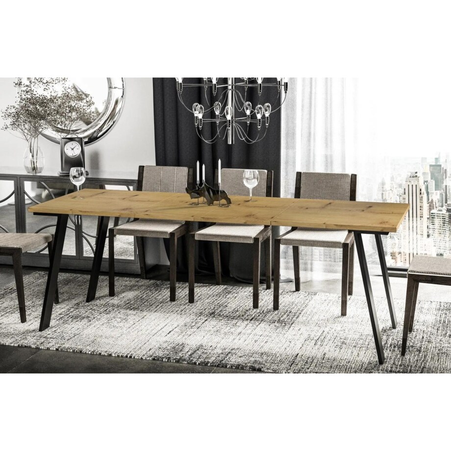 Stół rozkładany LIWIA 130(210)x80 dąb artisan