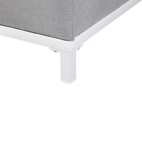 Sofa ogrodowa dla 2 osób ROVIGO Jasnoszary