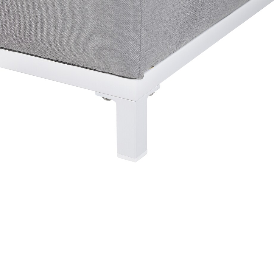 Sofa ogrodowa dla 2 osób ROVIGO Jasnoszary
