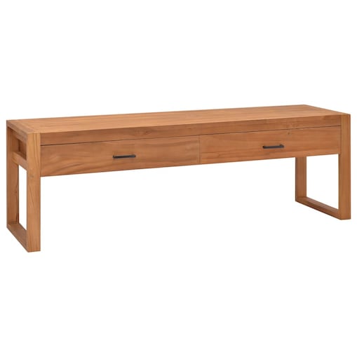 vidaXL Szafka pod telewizor, 140x40x45 cm, drewno tekowe