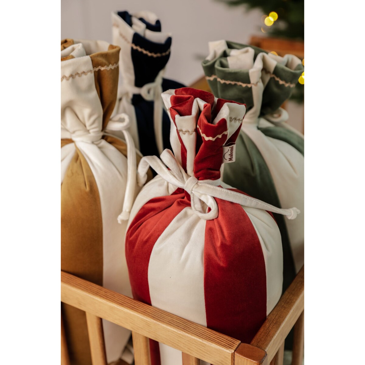 Poduszka Świąteczna Cukierek Royal Blue