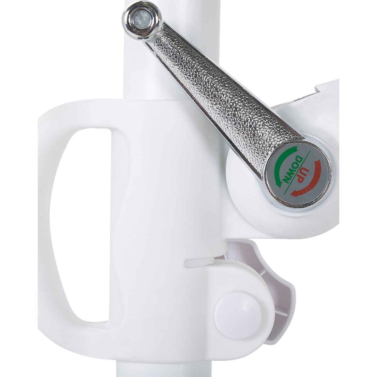 Parasol ogrodowy ⌀ 295 cm ciemnoszary z białym SAVONA II