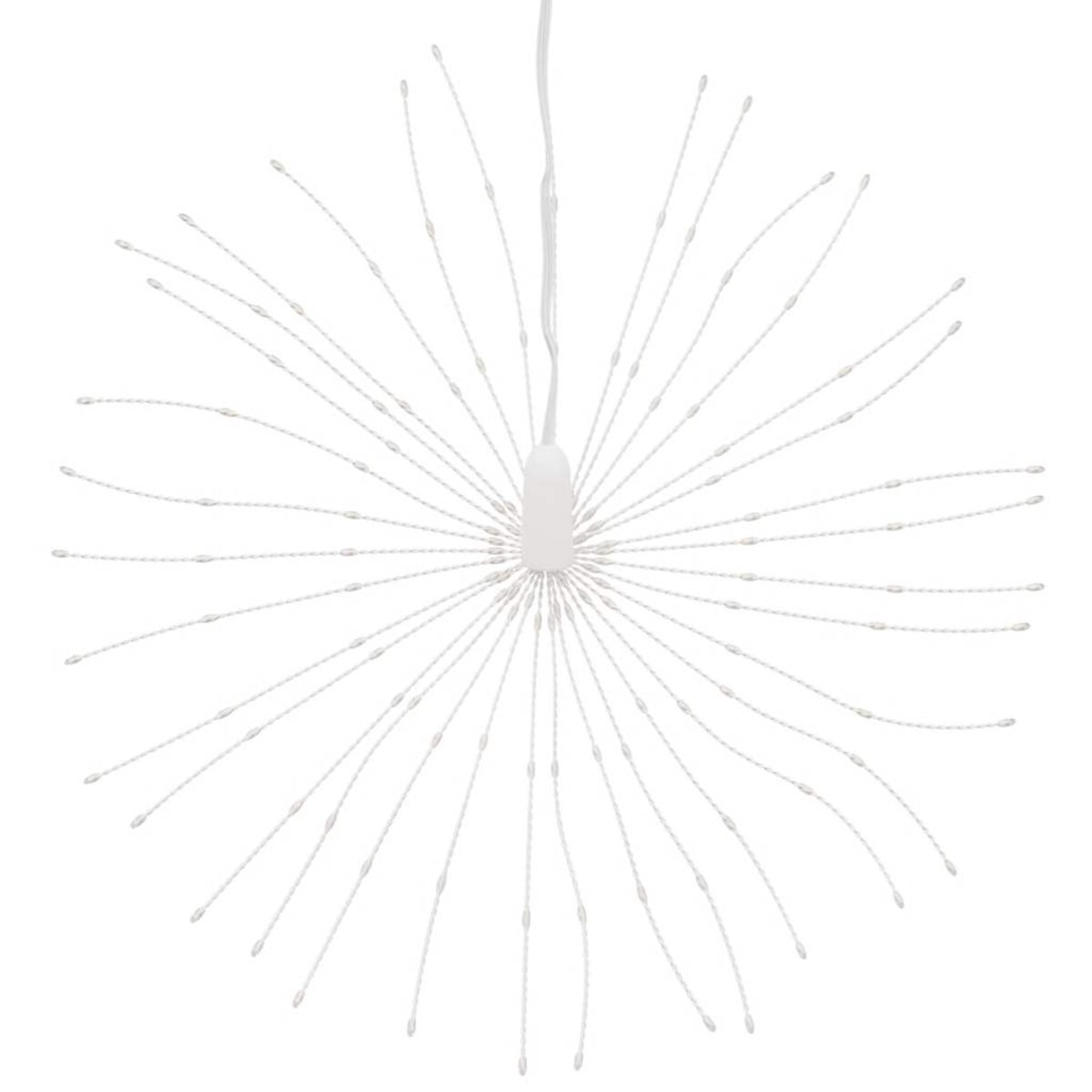 vidaXL Ozdoby świąteczne ze 140 lampkami LED, 4 szt, zimna biel, 17 cm