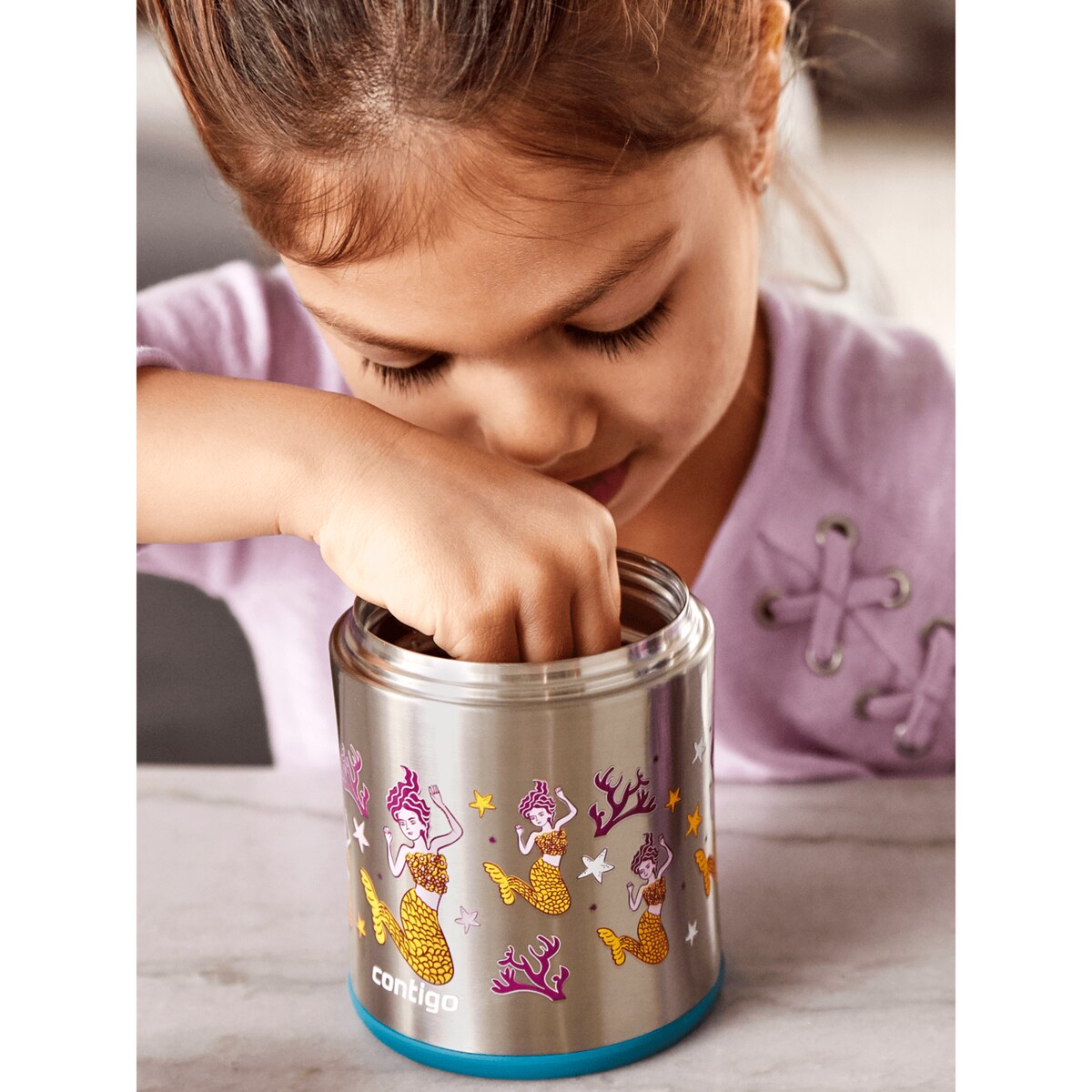 Termos obiadowy stalowy Contigo 300ml - Syrenki