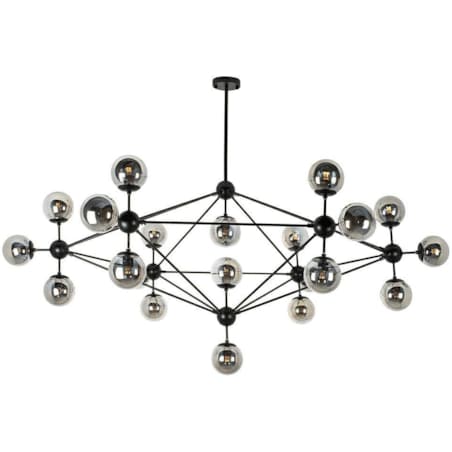 Wisząca lampa Astrifero MSE010100218 molekuły czarna