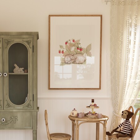 Plakat dla dzieci Śpiący króliczek 20x30