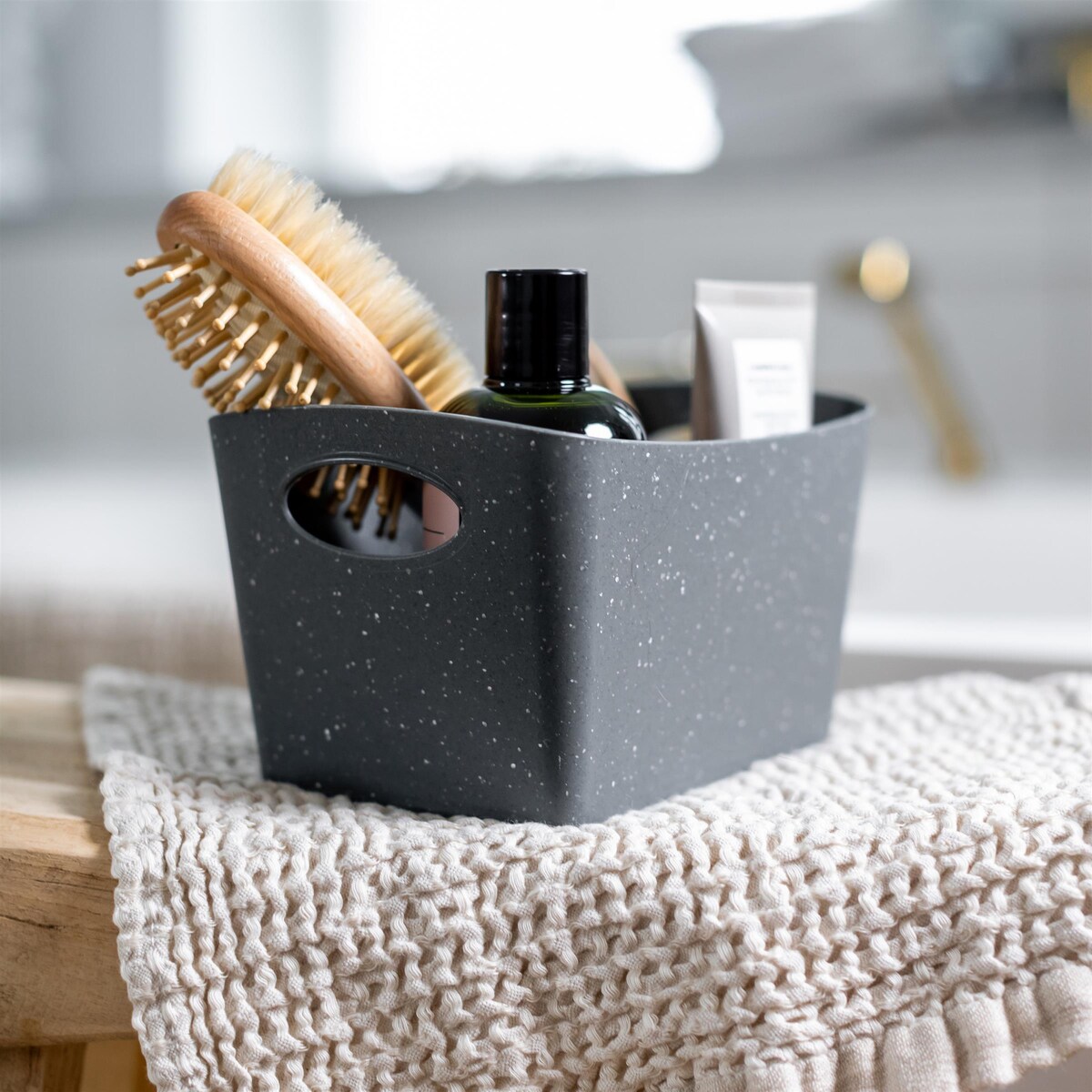 Miska łazienkowa BOXXX, pojemnik, rozmiar S, KOZIOL, kolor biały, wersja recycled white