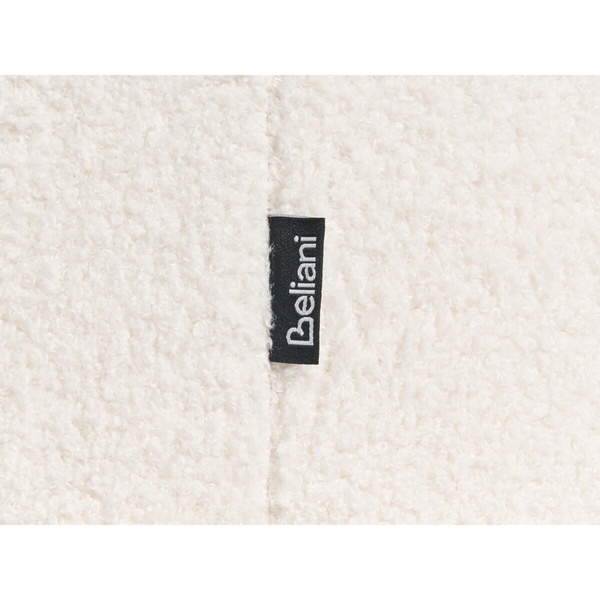 Szezlong boucle lewostronny złamana biel VALREAS