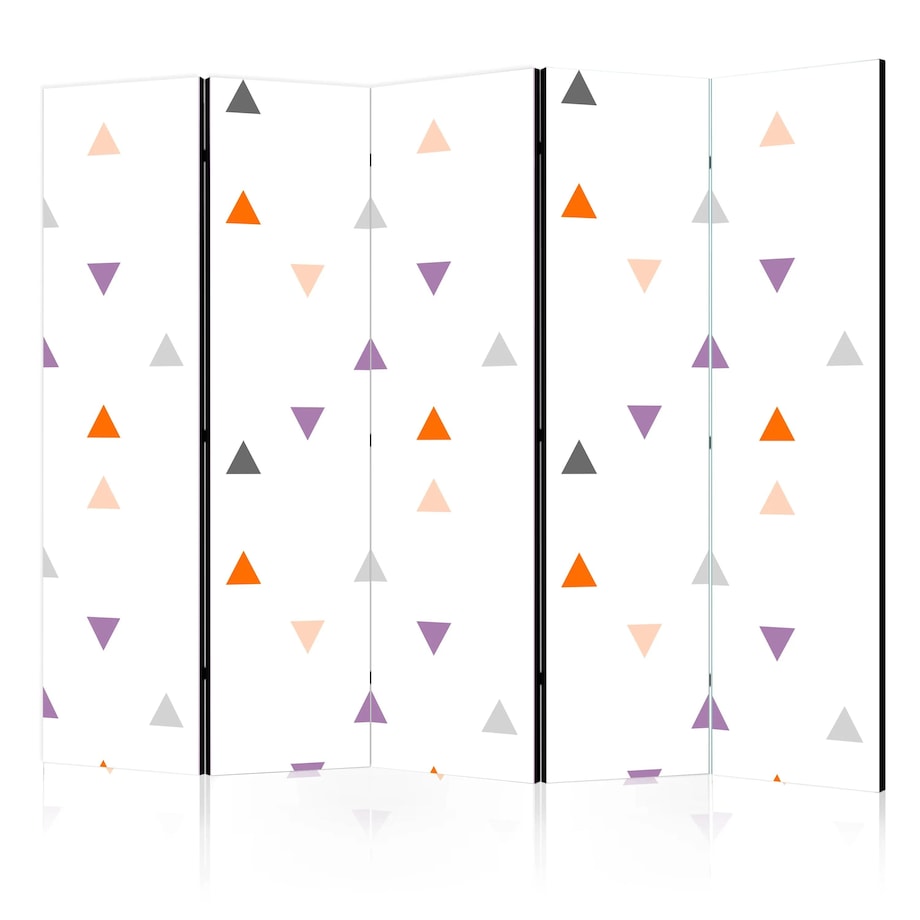 Parawan akustyczny Dla dzieci 225x172 cm 5-częściowy biały